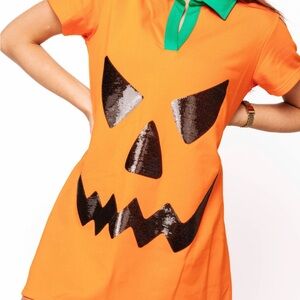 Queen of Sparkles Pumpkin Dress
